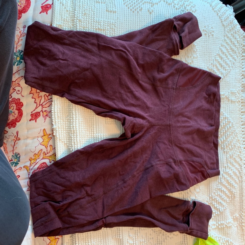 Lulu Lemon 🍋 burgundy Devi pant